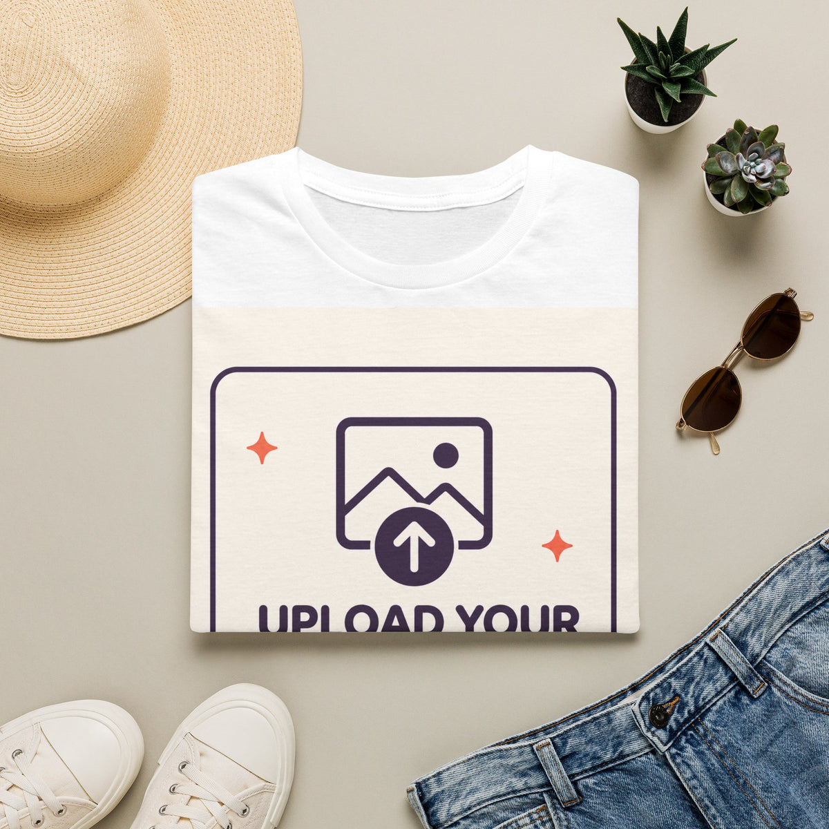 Personalised UNISEX T-Shirt-Add your image FRONT and BACK
