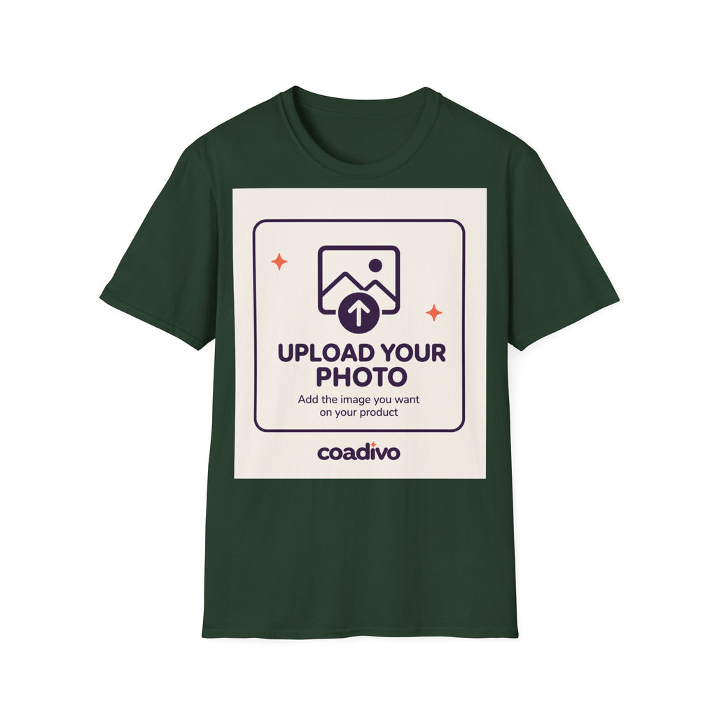 Personalised UNISEX T-Shirt-Add your image FRONT and BACK