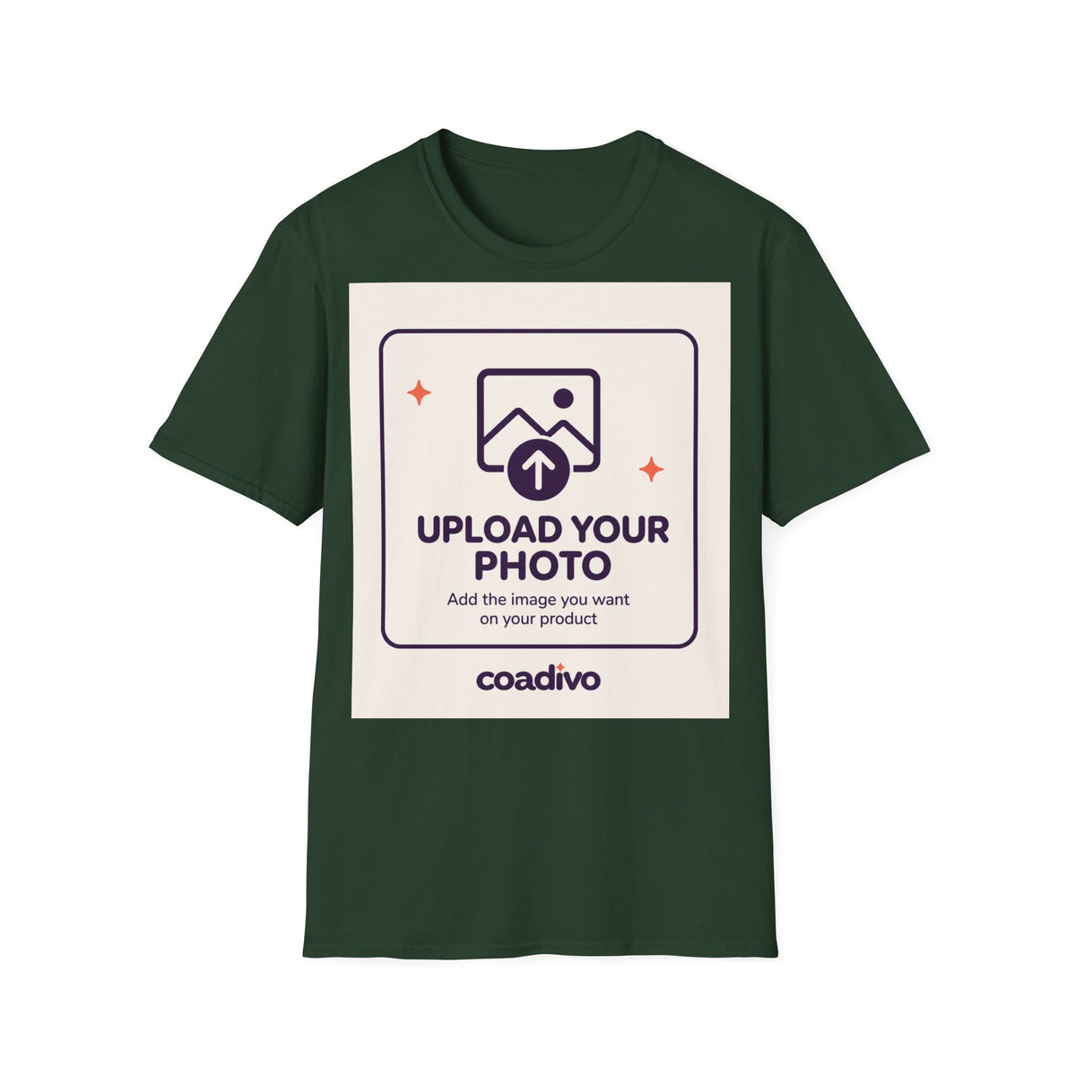 Personalised UNISEX T-Shirt-Add your image FRONT and BACK