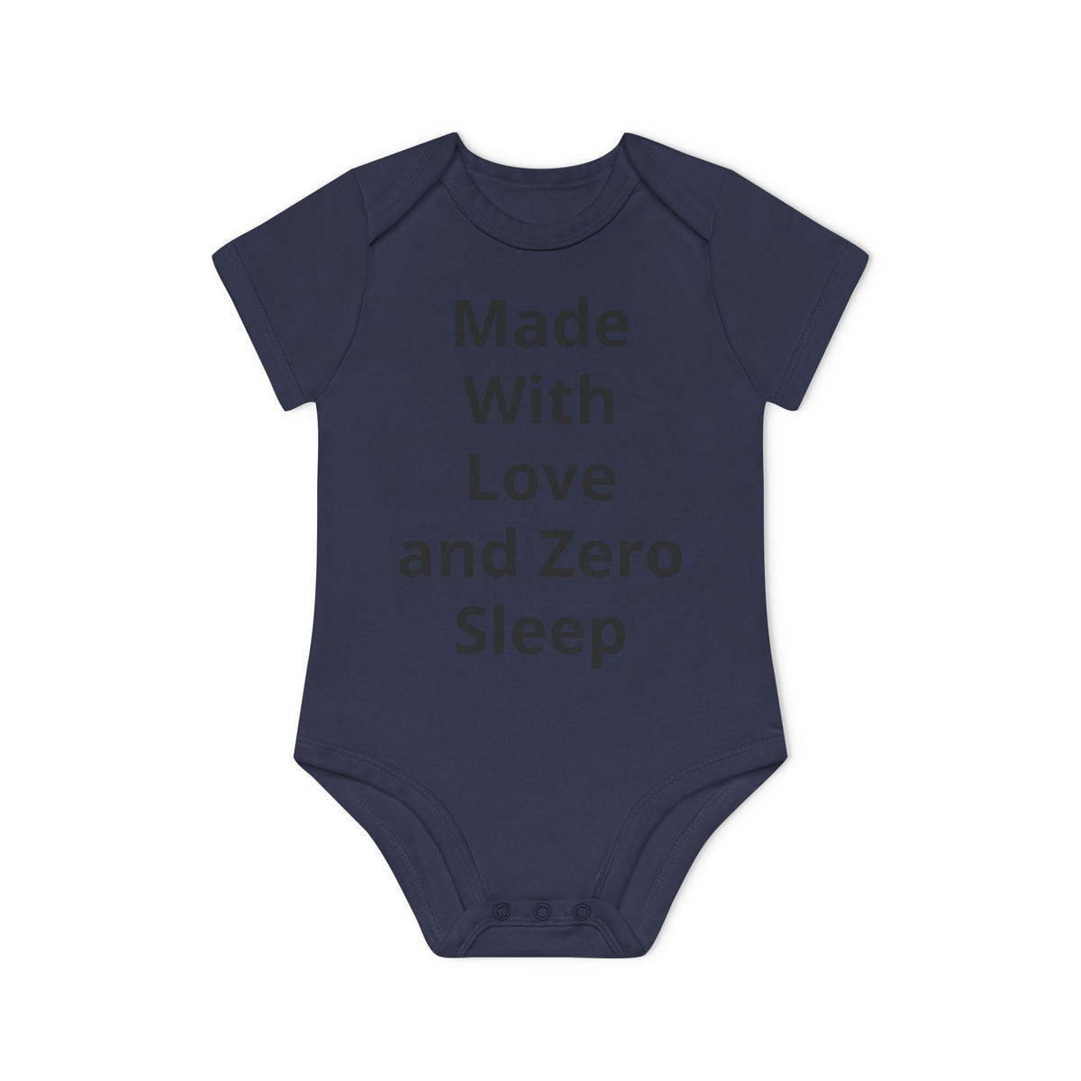 Personalised Organic Baby Bodysuit – Add Your Text