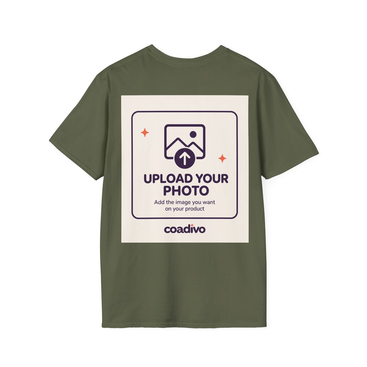 Personalised UNISEX T-Shirt-Add your image FRONT and BACK