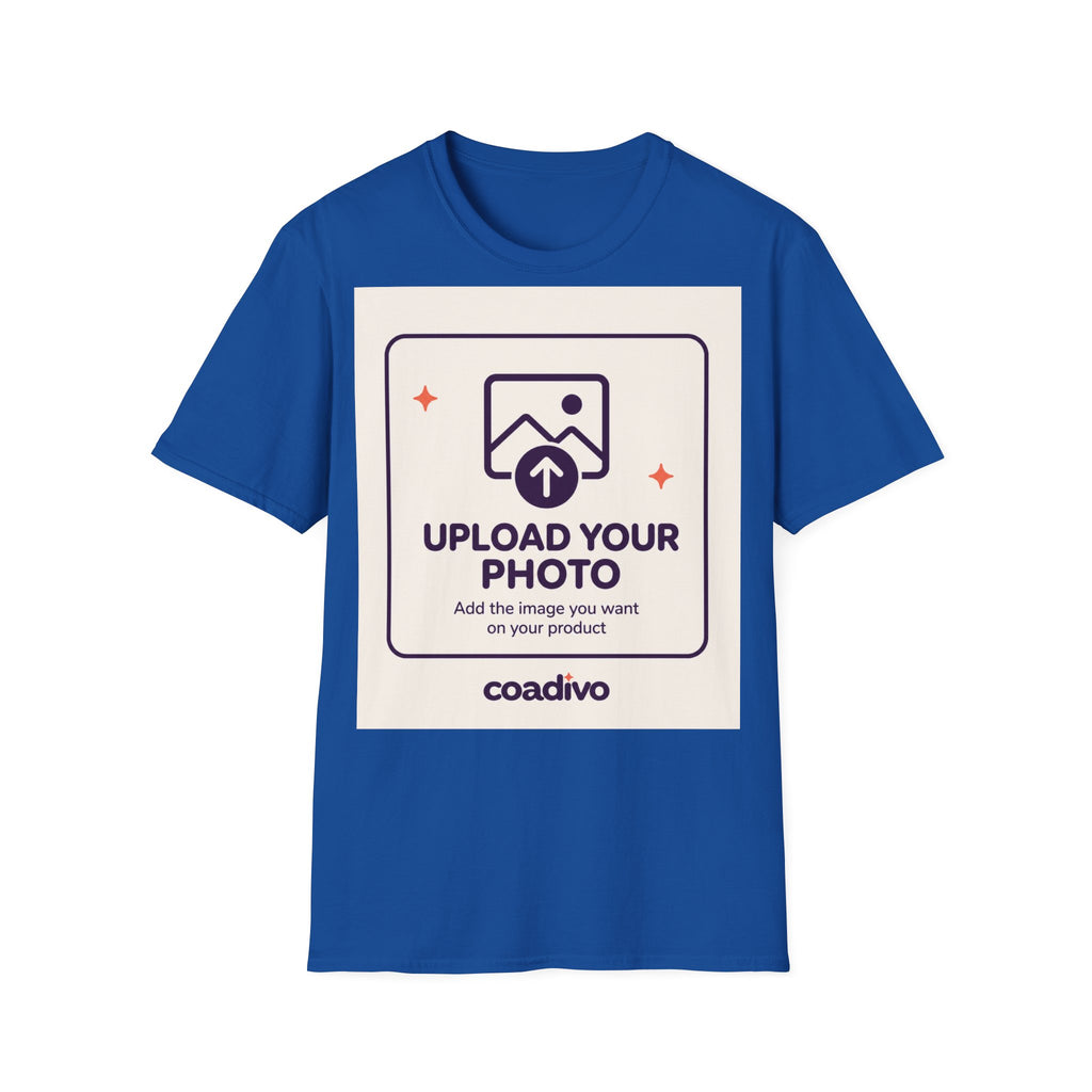 Personalised UNISEX T-Shirt-Add your image FRONT and BACK