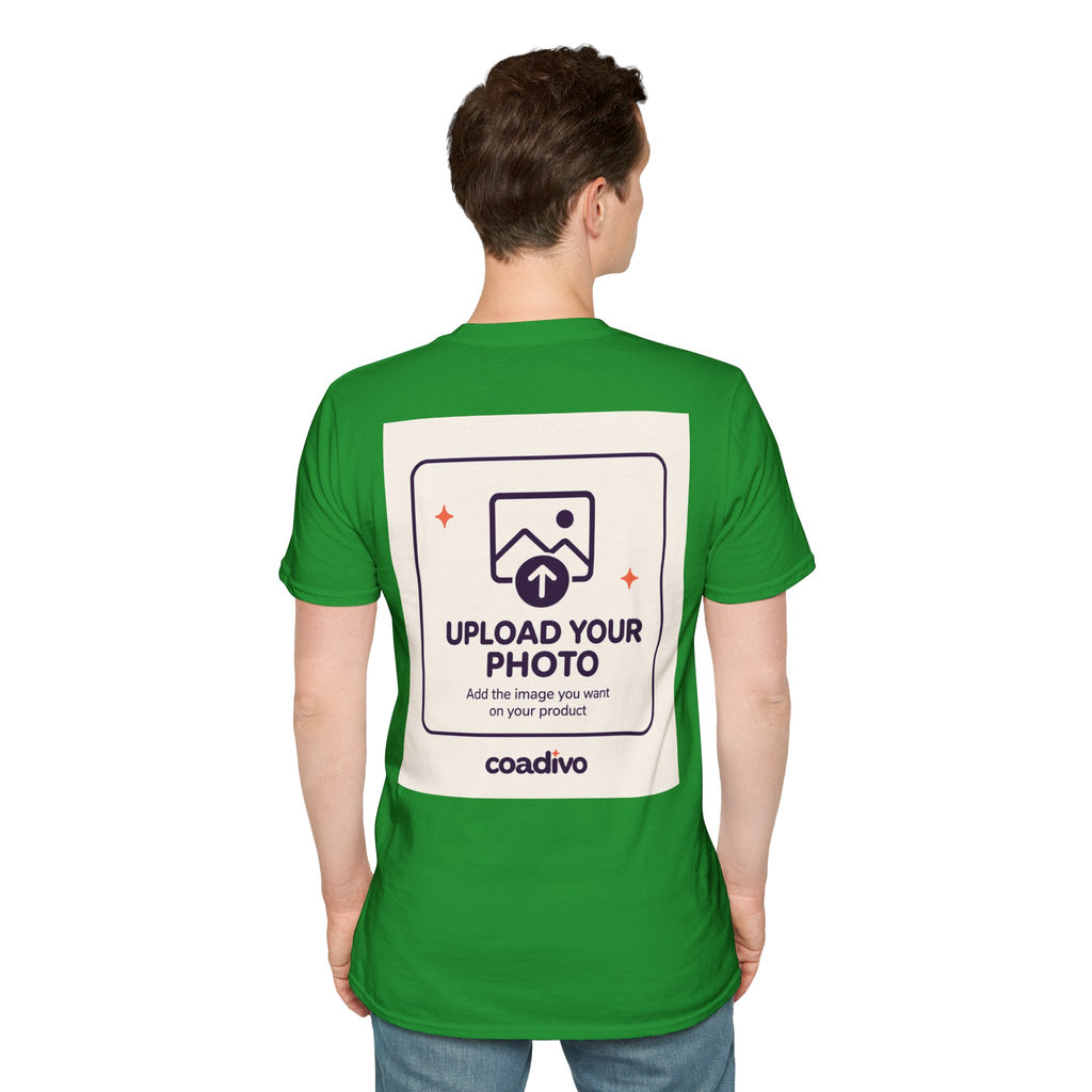 Personalised UNISEX T-Shirt-Add your image FRONT and BACK