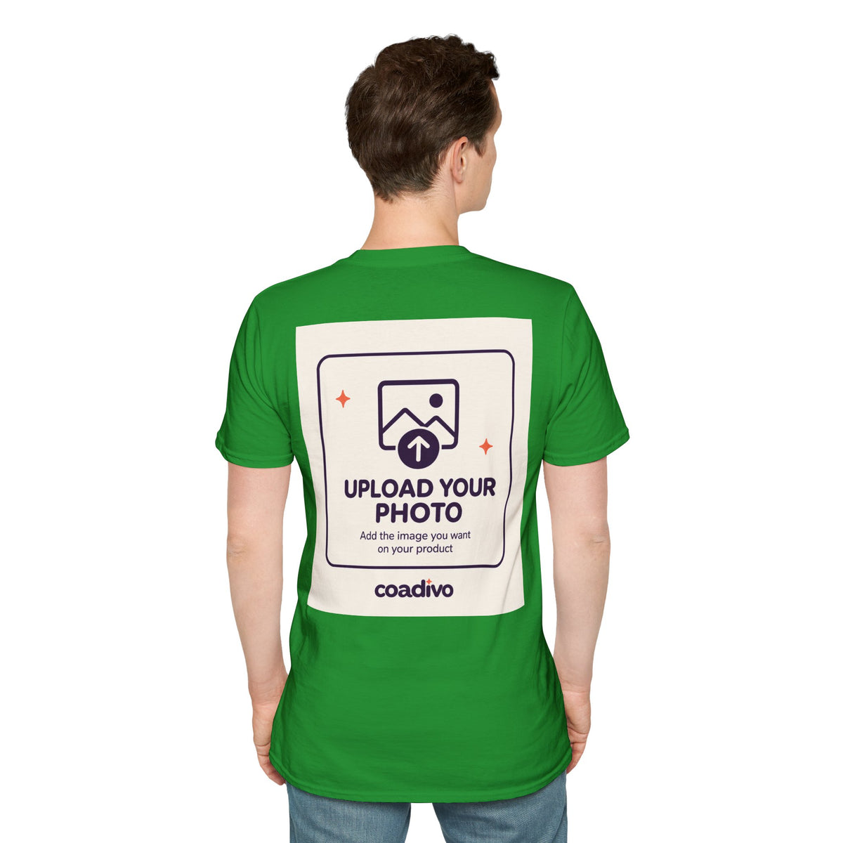 Personalised UNISEX T-Shirt-Add your image FRONT and BACK