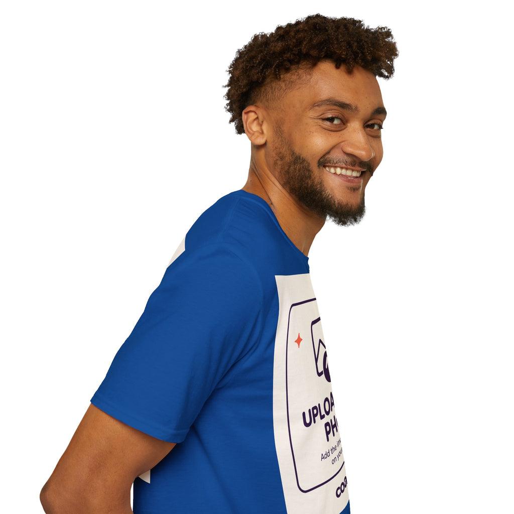 Personalised UNISEX T-Shirt-Add your image FRONT and BACK