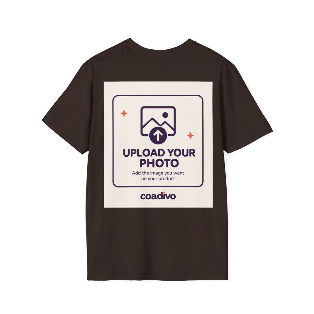 Personalised UNISEX T-Shirt-Add your image FRONT and BACK