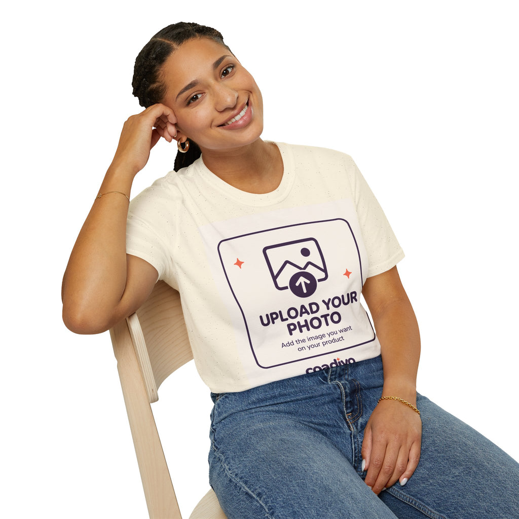 Personalised UNISEX T-Shirt-Add your image FRONT and BACK