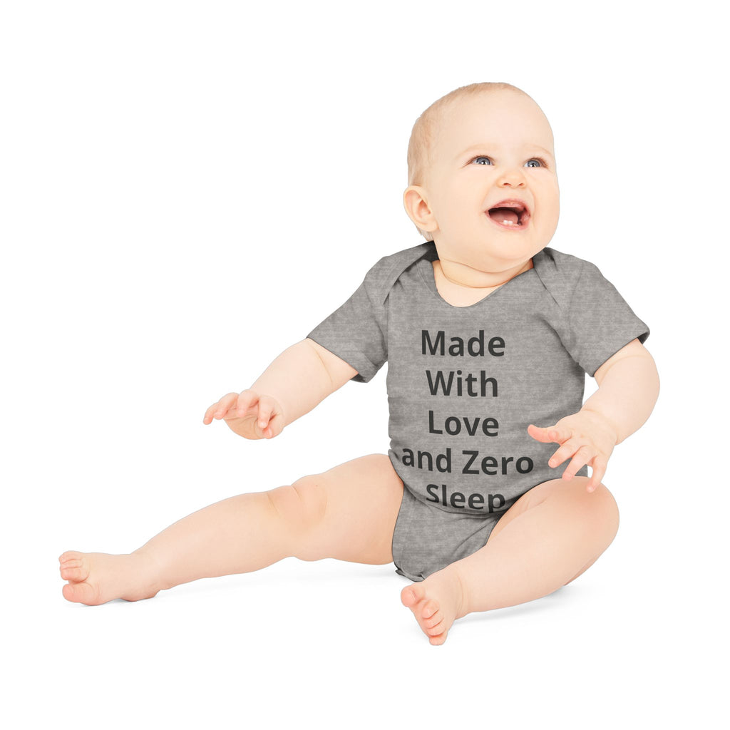 Personalised Organic Baby Bodysuit – Add Your Text