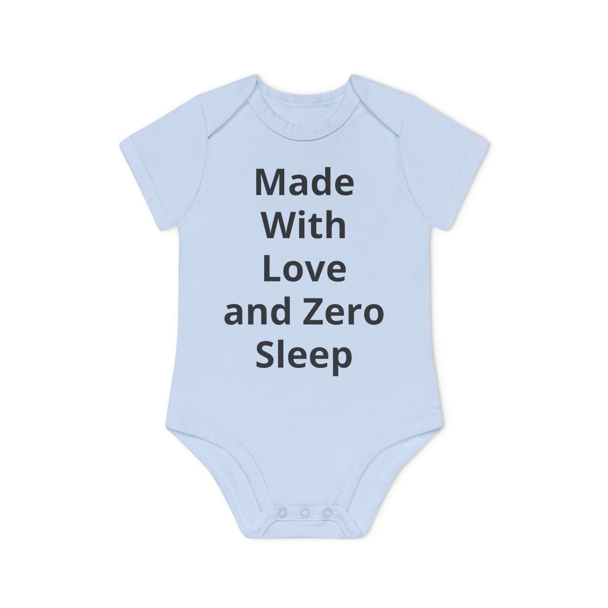 Personalised Organic Baby Bodysuit – Add Your Text