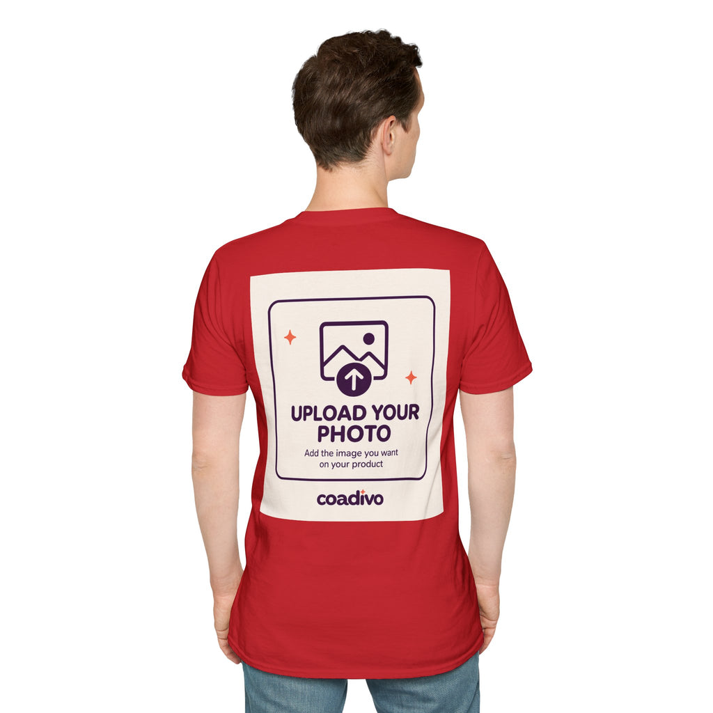 Personalised UNISEX T-Shirt-Add your image FRONT and BACK