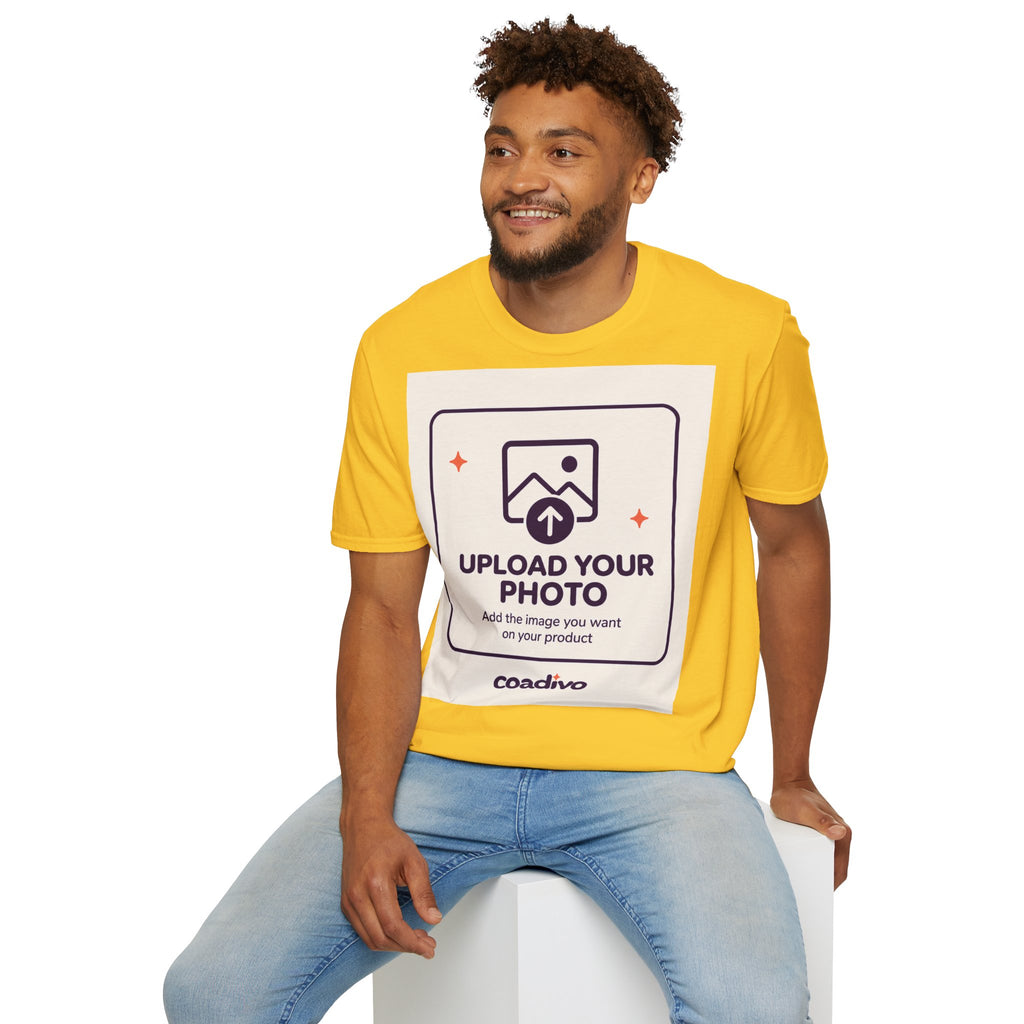Personalised UNISEX T-Shirt-Add your image FRONT and BACK