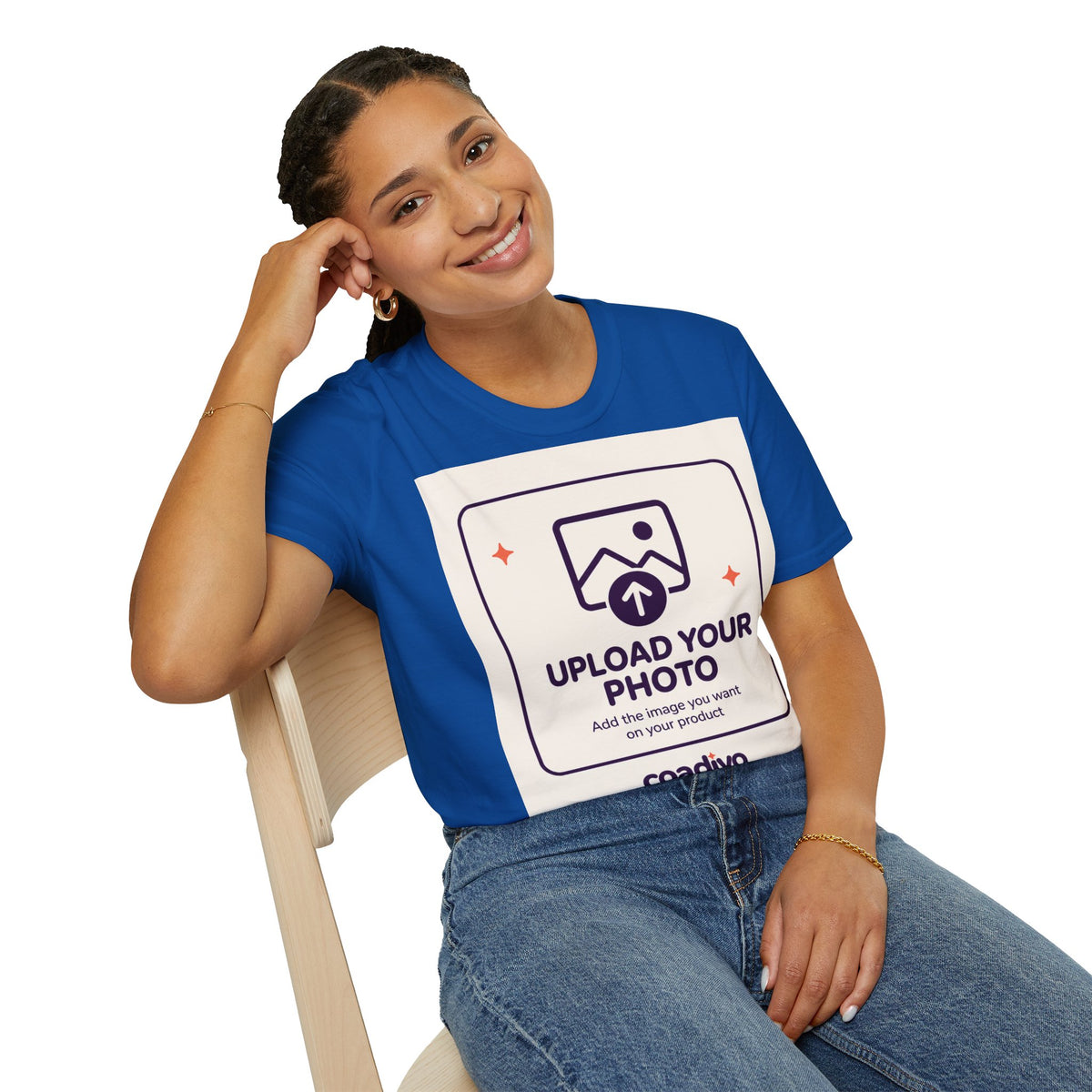 Personalised UNISEX T-Shirt-Add your image FRONT and BACK