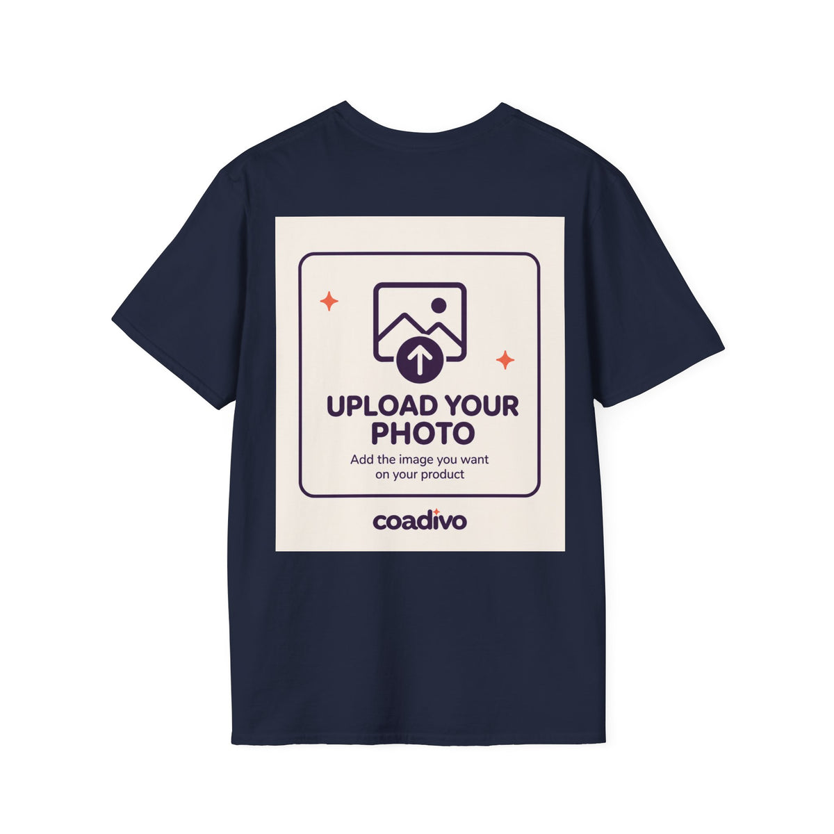 Personalised UNISEX T-Shirt-Add your image FRONT and BACK