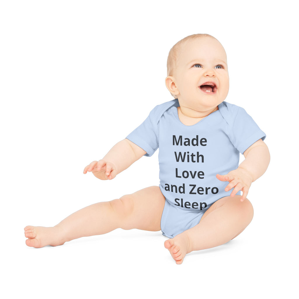 Personalised Organic Baby Bodysuit – Add Your Text